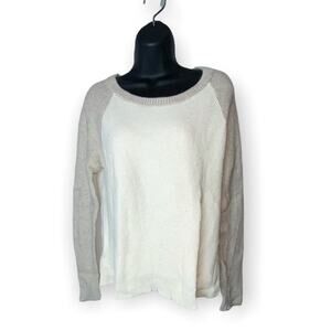 Madewell Waffle Knit Crew Neck Sweater Women's Size S